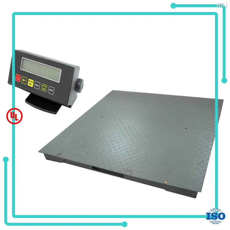 Heavy-Duty Floor Scale with 5mm Checker Plate & Rechargeable Battery 1