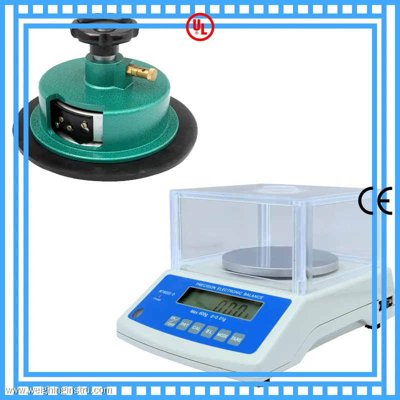 Precision Textile Scale with 0.001g Accuracy and 4-Blade Cutter Set 1