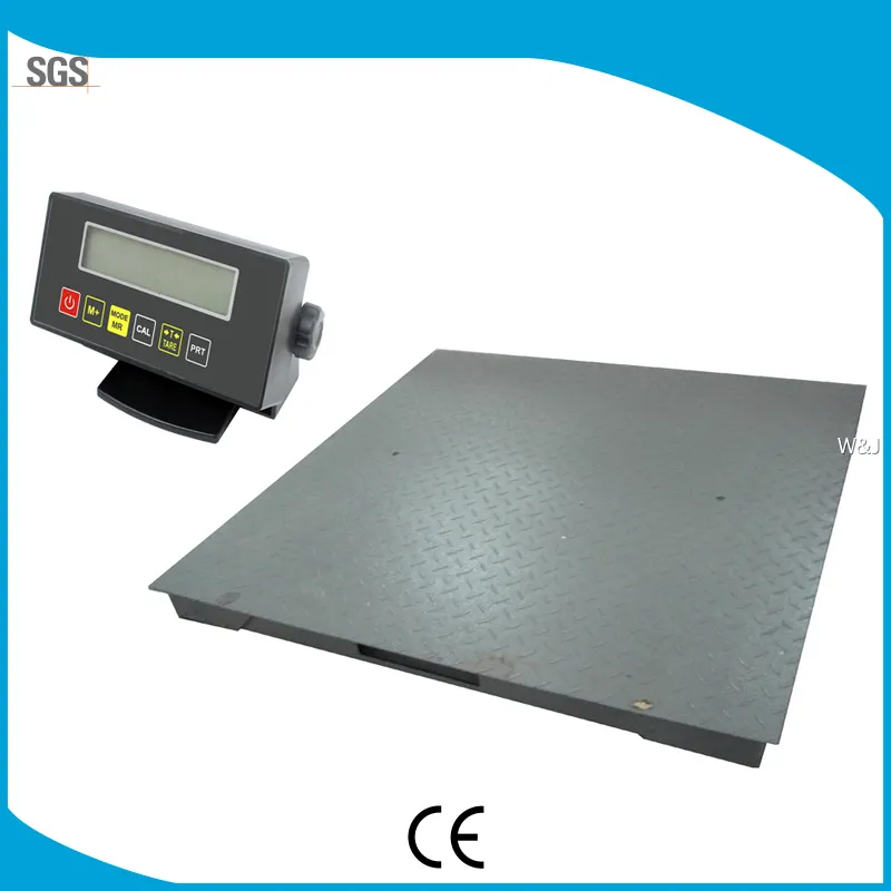 Floor Digital Scale with 5mm Steel Platform, Rechargeable, Multi-Units 1