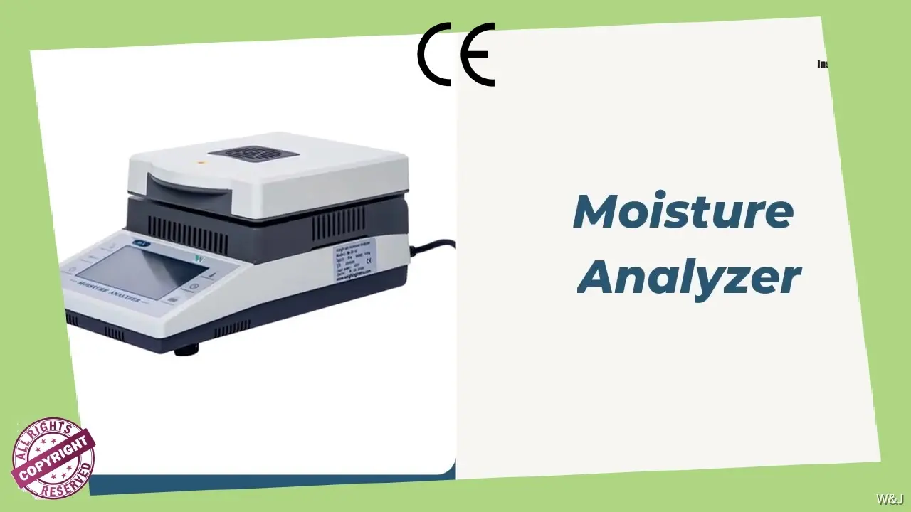 High-Resolution Touch Display Moisture Analyzer 1