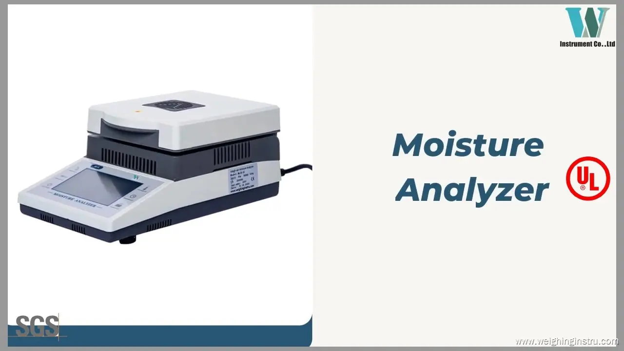Digital Moisture Analyzer with Halogen Heating - Fast, Accurate, Portable 1