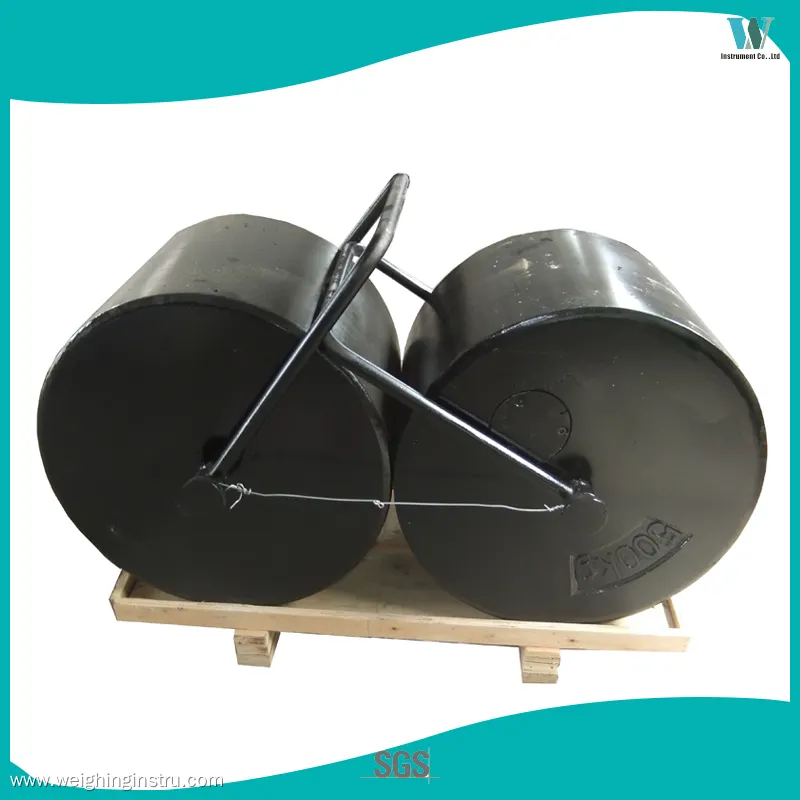 Cast Iron Roller Weights - 10kg Plates 1