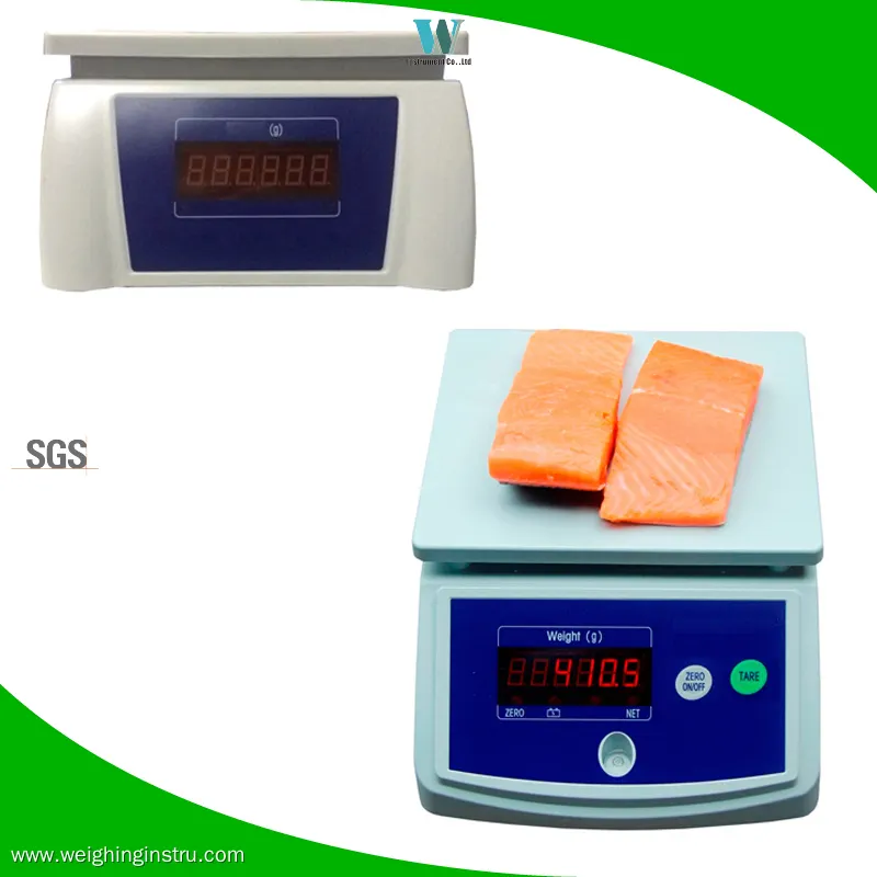 Waterproof LED Weighing Scales - 1500g to 30kg Capacity 1