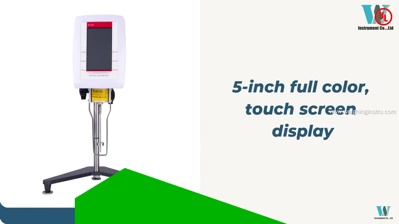 5-Inch Touch Screen Viscosity Meter - RV-T1 & RV-T2 1