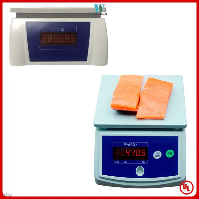 LED Waterproof Weighing Scales - Capacity 1.5kg to 30kg. 1