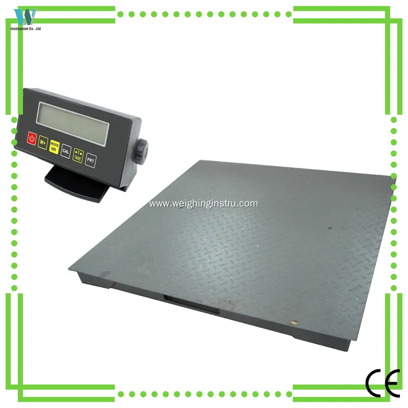 5mm Checker Plate Floor Scale with U Shape Beams 1