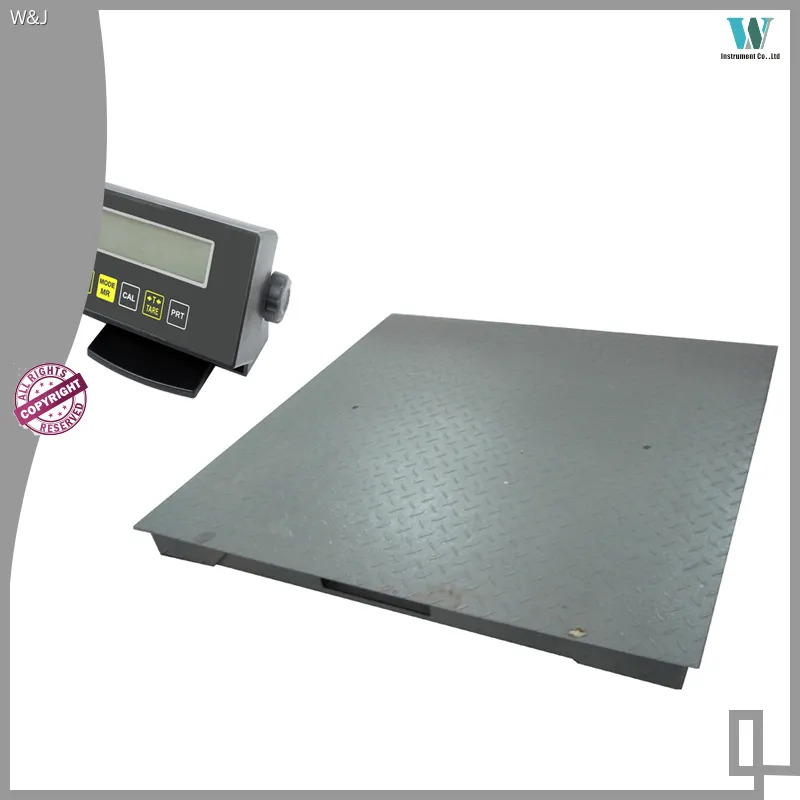 Commercial Floor Scale: Single Deck, 5mm Thick Checker Plate Platform 1