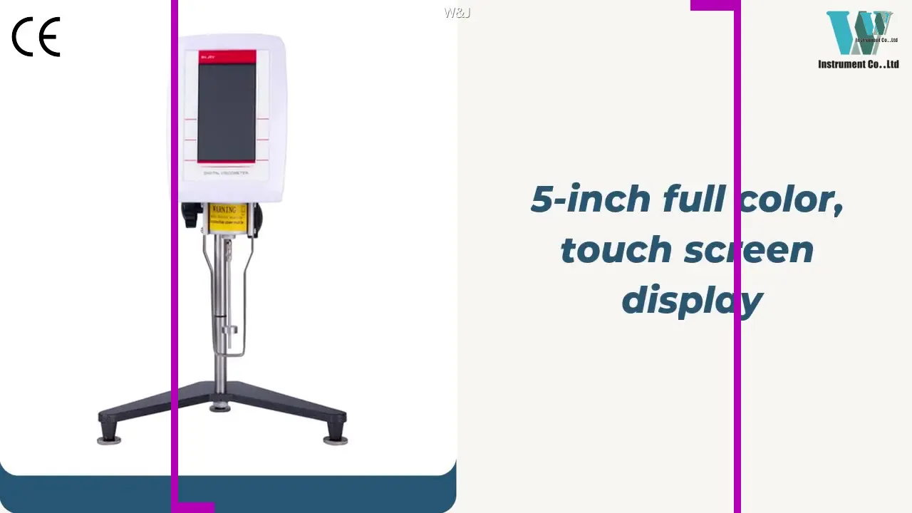 5-Inch Touch Screen Viscosity Measurement Tool 1