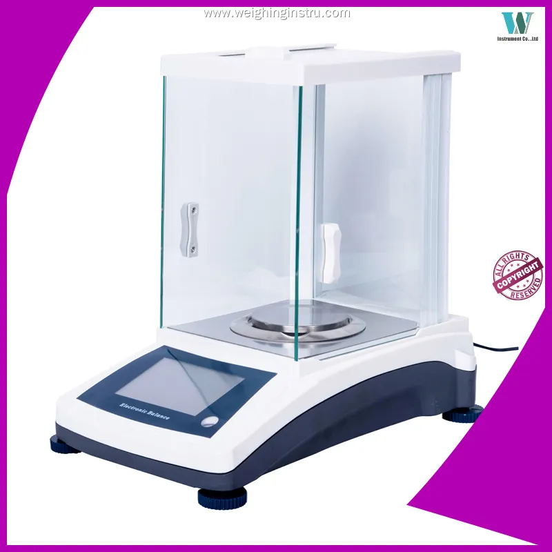 0.1mg Touch Screen Display Analytical Balance - Fast, Stable, Precise 1