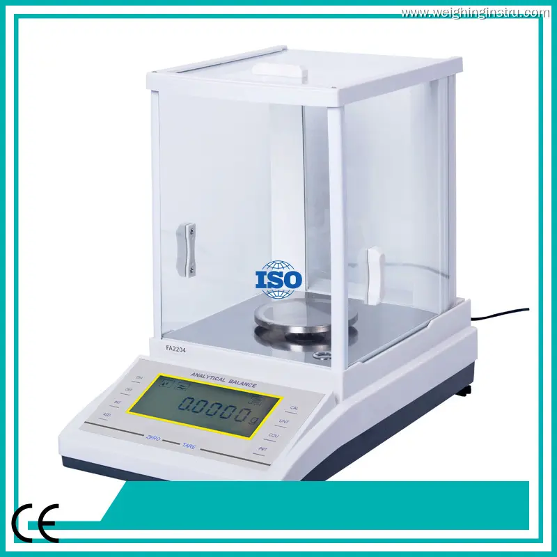 W&J FA-E Analytical Balance Scale with Large LCD & Full Transparent Windbreak 1