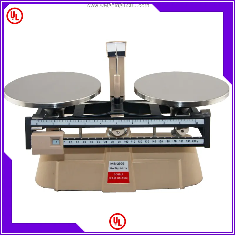 2000g Mechanical Double Beam Scale MB-2000 – High Precision, Durable 1