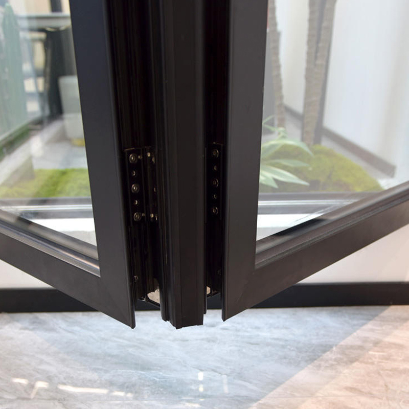 Puerta plegable de aluminio con marco mediano-estrecho 5