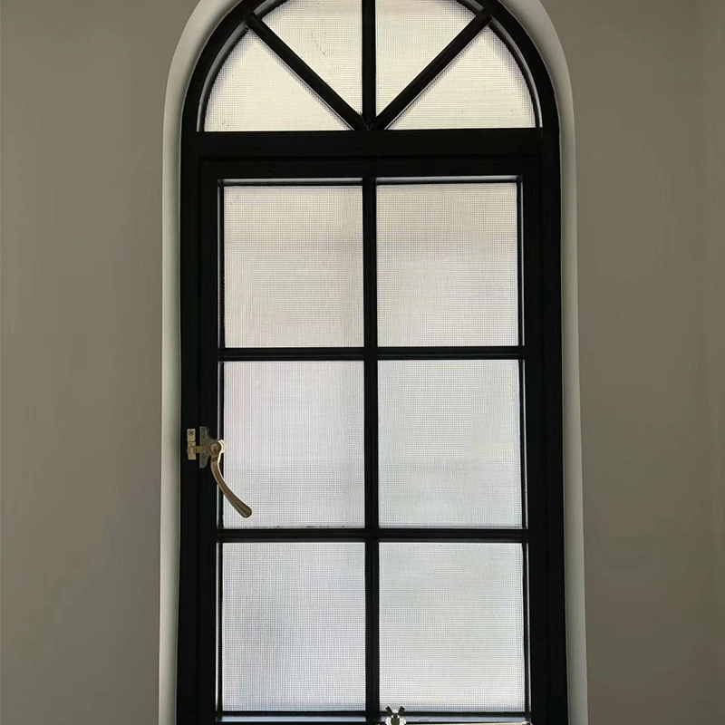 60-Series French-Style Retro Arched Thermal-Break Aluminium Window 1
