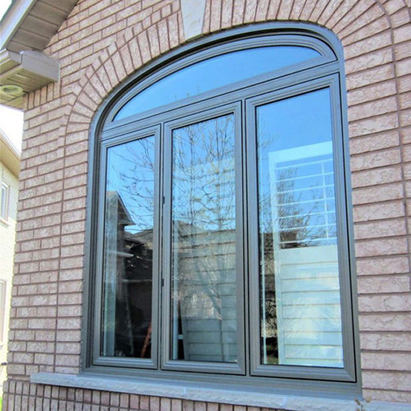 Ventana abatible con mosquitera integrada de forma especial 3