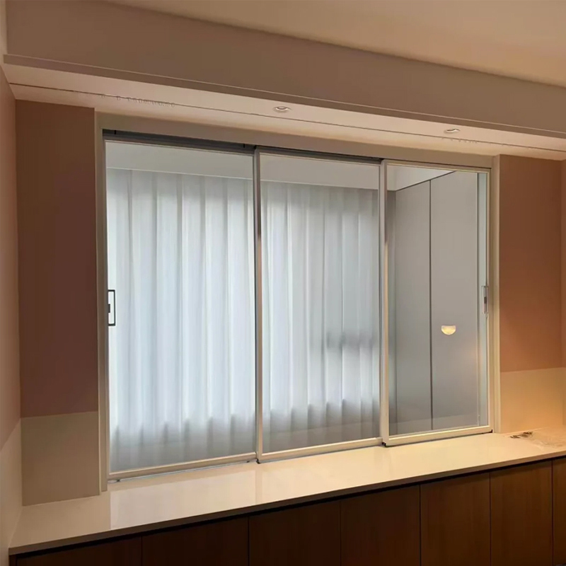 Ventana corredera de aluminio con rotura de puente térmico y marco ultradelgado 2