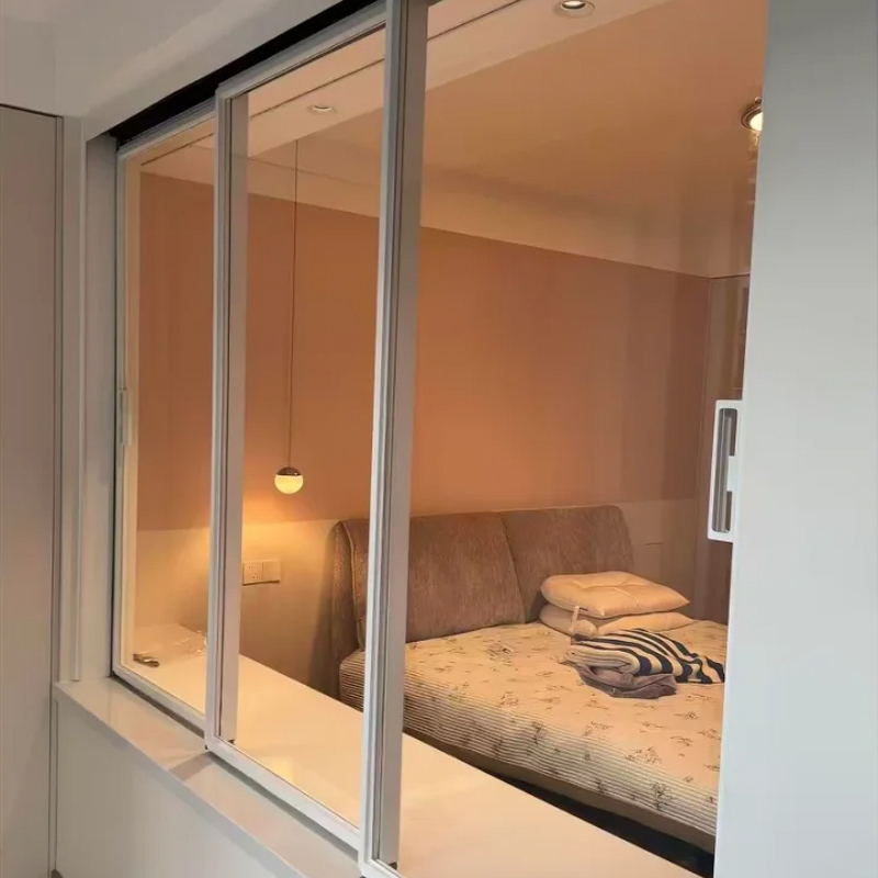 Ventana corredera de aluminio con rotura de puente térmico y marco ultradelgado 3