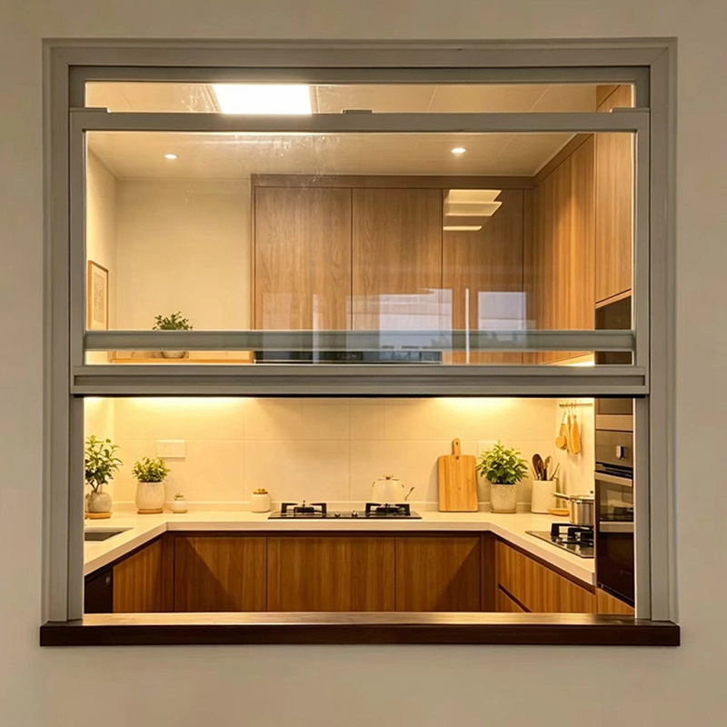 Smooth-Glide Aluminum Vertical Sliding Window 1