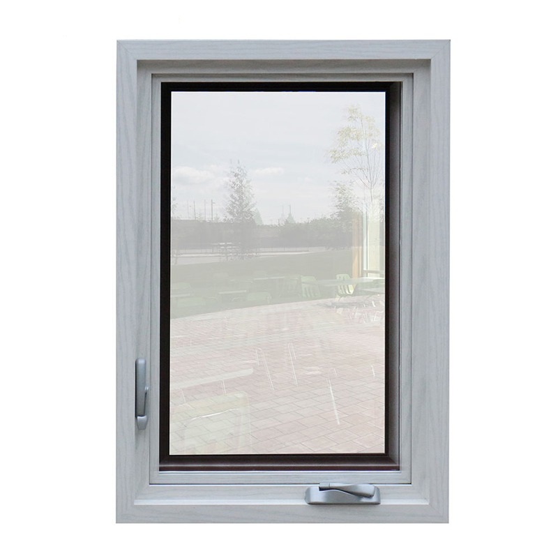 Ventana abatible de aluminio con manivela 2