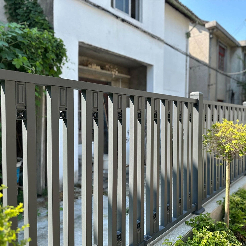 Outdoor Aluminum Vertical Slat Balustrade for Boundary Fencing 1