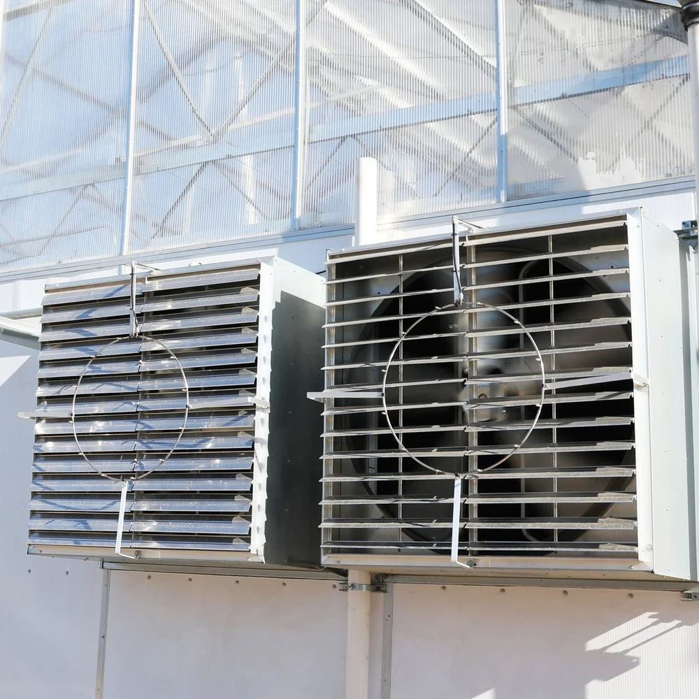 Fan & Pad Evaporative Cooling System 1
