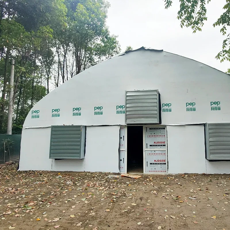 غشاء بلاستيكي مقاوم للأشعة فوق البنفسجية، حاضنة زراعية معتمة لحجب الضوء، مناسبة لزراعة الفطر 1