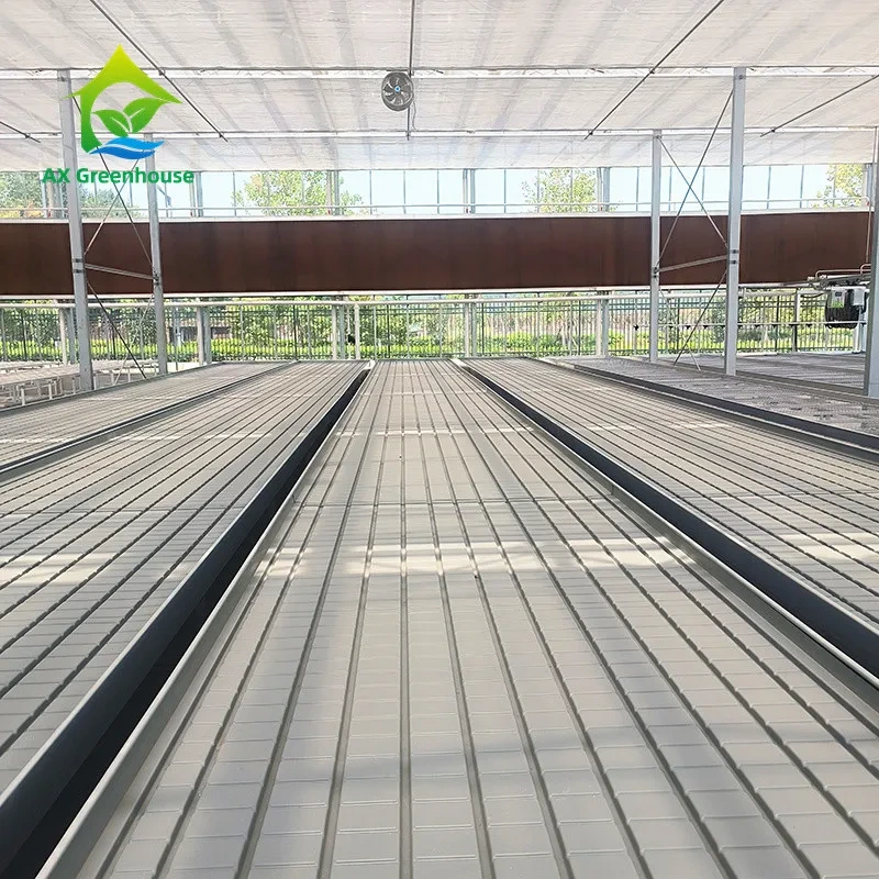 Mesa de cultivo con ruedas para semillero de interior, personalizada, para vivero, a la venta 1