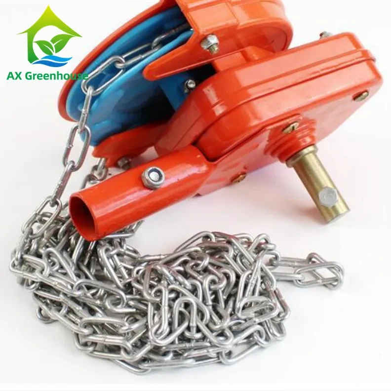 بكرة تغليف جانبية يدوية لعزم دوران من 30 إلى 50 نيوتن متر للبيوت الزجاجية 1