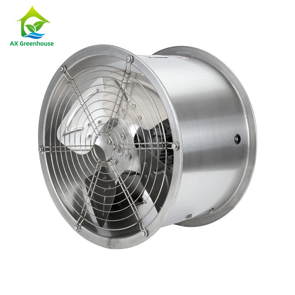 Ventiladores de circulación para invernaderos comerciales, de bajo consumo y flujo de aire horizontal para sistemas de ventilación. 1
