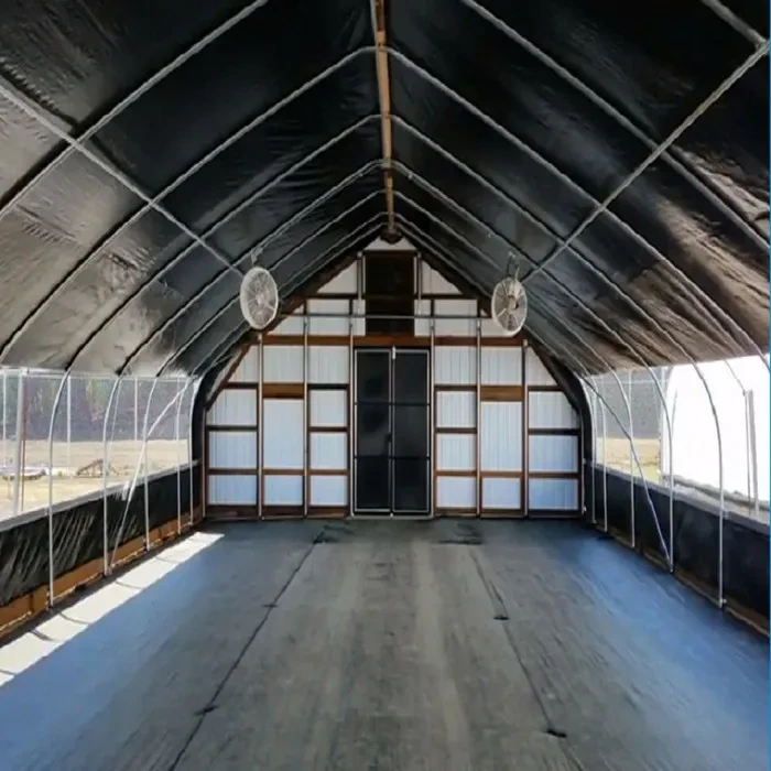 Culture de champignons en serre à occultation automatique à portée unique, privation de lumière 1