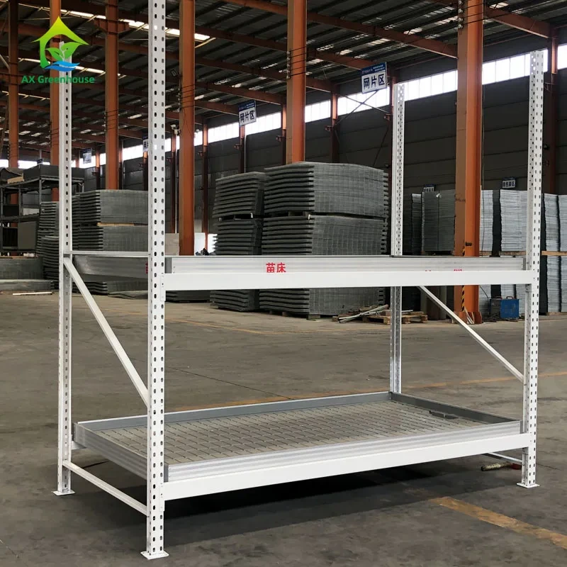 Moderno sistema de goteo vertical móvil de 2 niveles de 4 x 8 pies 1