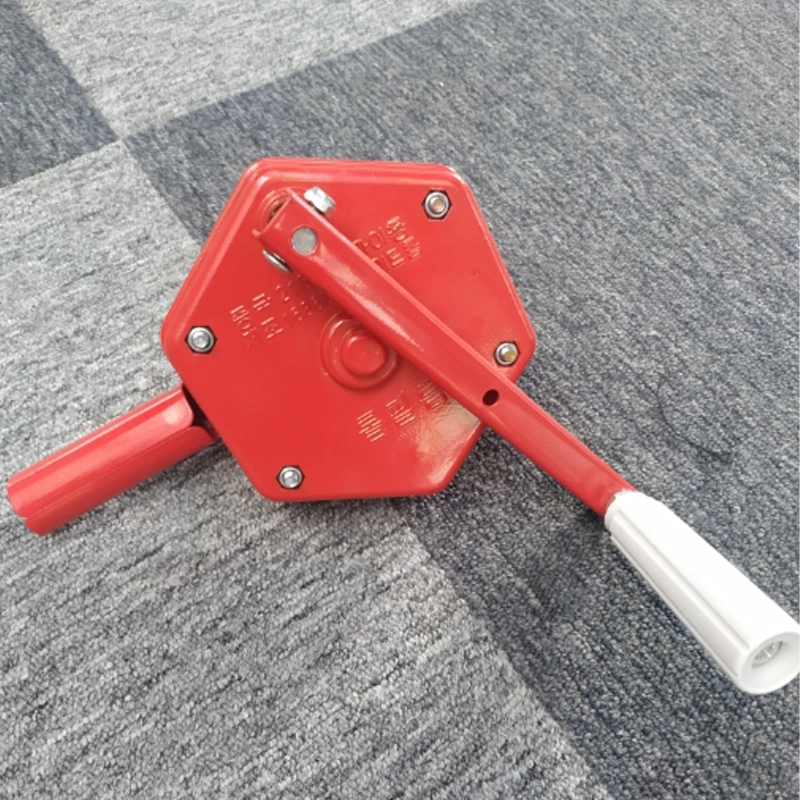 Enrollador de película manual con fácil ajuste de ventilación para invernaderos 1