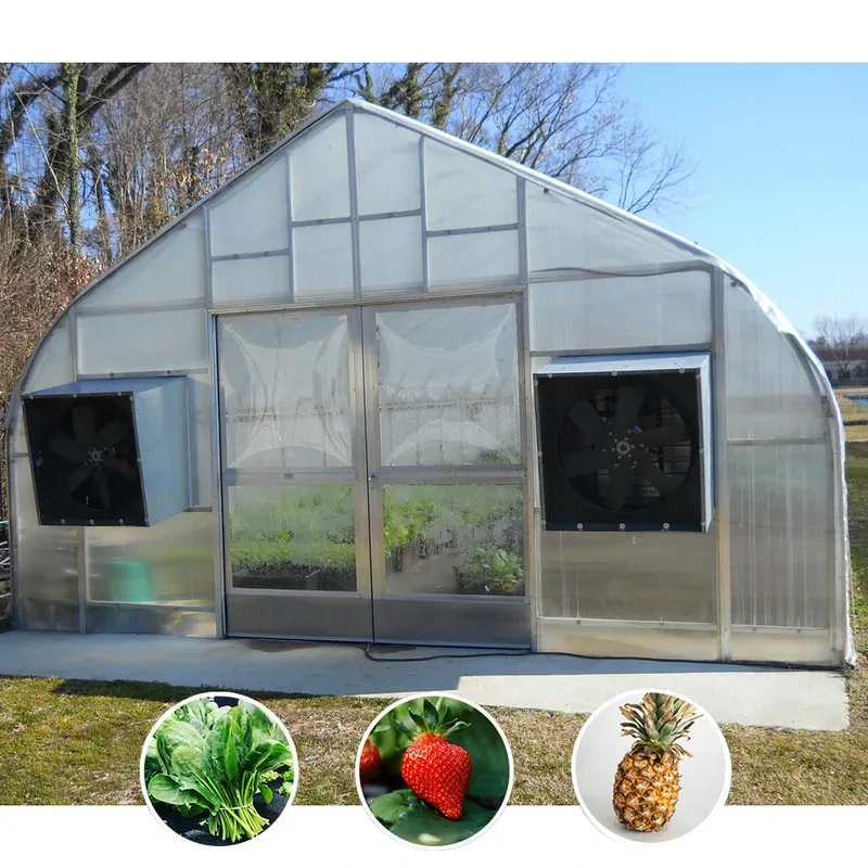 نظام تظليل لجميع الفصول، دفيئة فينلو الاحترافية مع نظام حجب الضوء المؤتمت بالكامل ومزاريب مدمجة 1