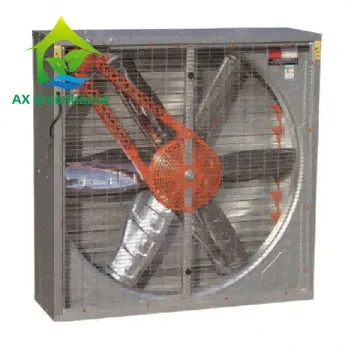 Système de refroidissement de serre avec ventilateur d'extraction sur mesure à fixation par volet, 1220 x 1220 x 400 mm 1