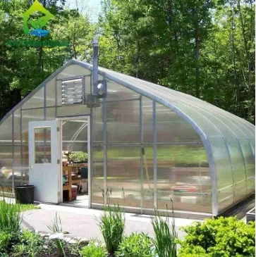 Columna rectangular transparente de polietileno de doble capa con carga de nieve de 0,3 kN/m² 1