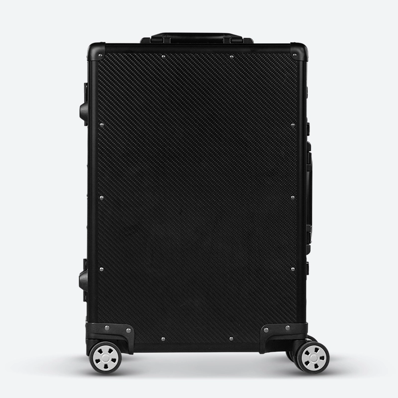 Custom Premium Carbon Fiber Luggage, 20 inch Ultra-Light Sturdy Hard Shell Suitcase with Rivet Reinforced Corner Protection Design, Manufacturer Damao-shine 1