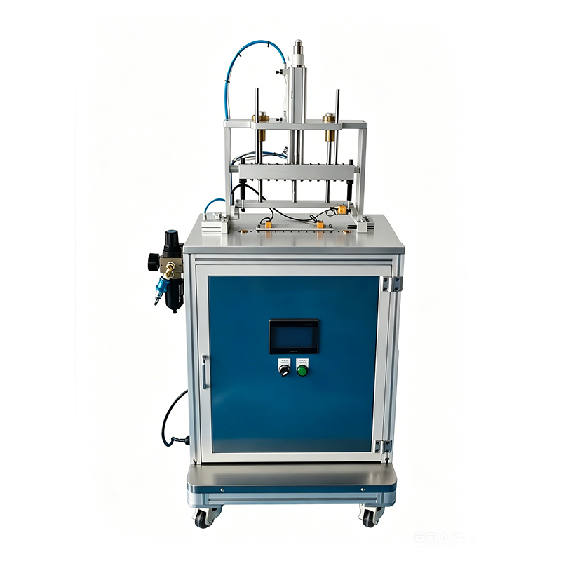 Máquina neumática de desmoldeo y liberación de pintalabios para moldes de aluminio 1