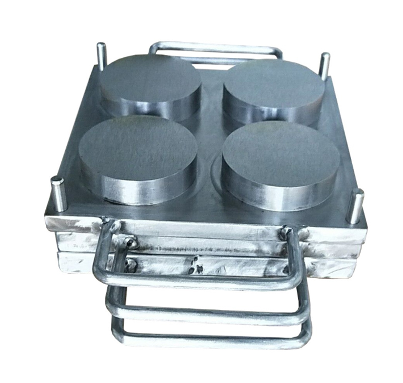 Pulverpressform, Form aus hochglanzpoliertem Eisen 1
