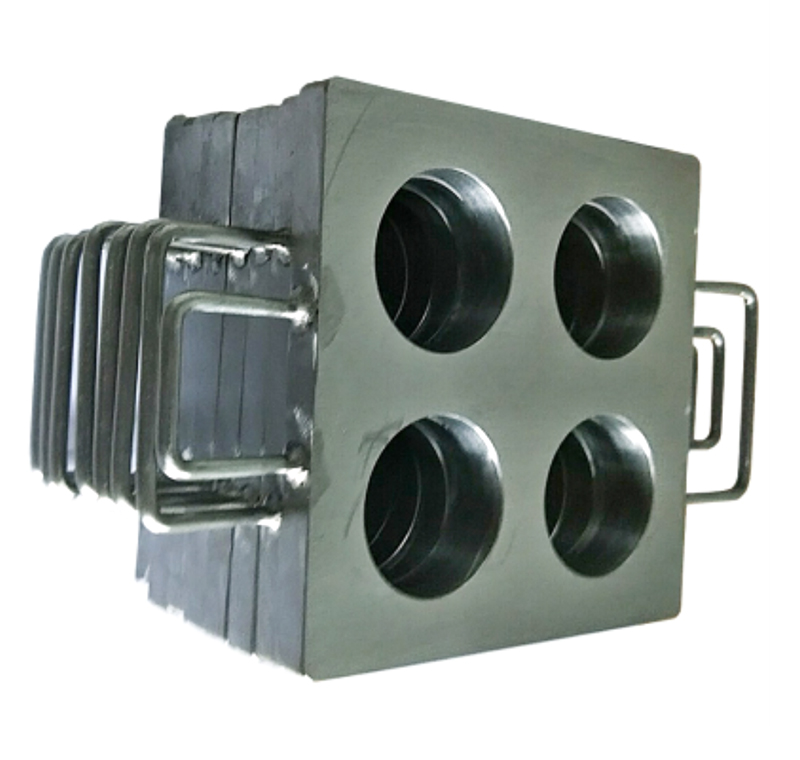 Pulverpressform, Form aus hochglanzpoliertem Eisen 3