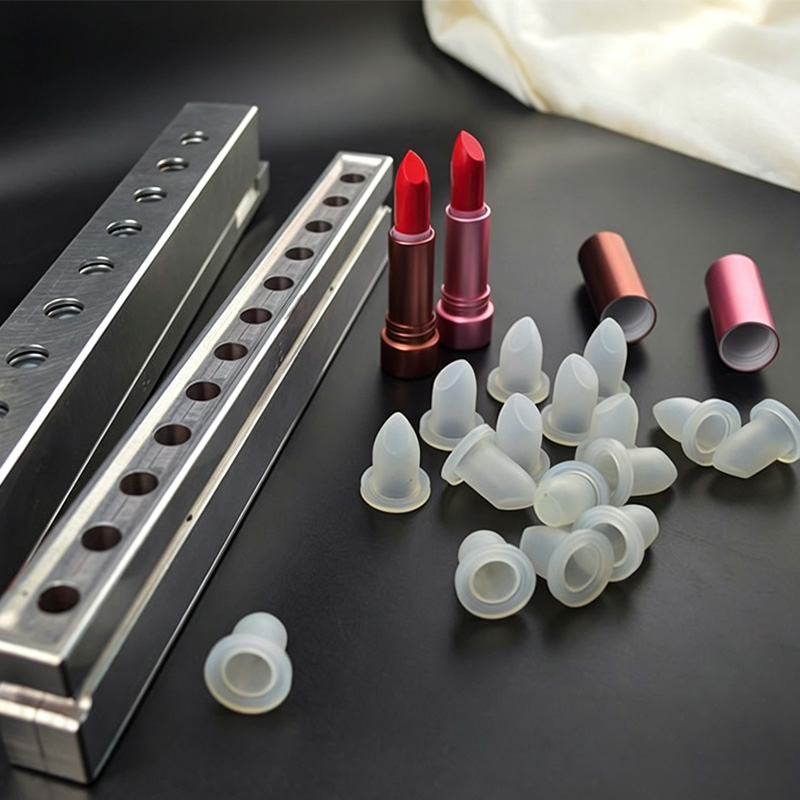 Moule en silicone pour tube de rouge à lèvres personnalisé avec logo 3