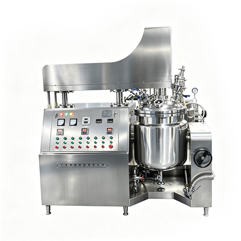 Cosmetic Cream Hydraulic Lifting Vacuum Homogenizer Emulsifying Mixer Machine 2