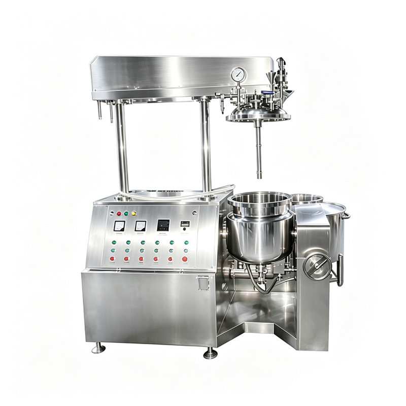 Cosmetic Cream Hydraulic Lifting Vacuum Homogenizer Emulsifying Mixer Machine 3
