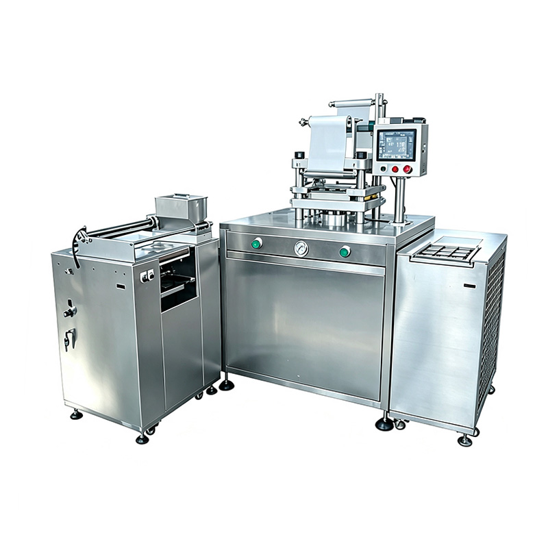 Industrial Semi-Automatic Eye Shadow Compacting Pressing Machine for Cosmetic Powder Production