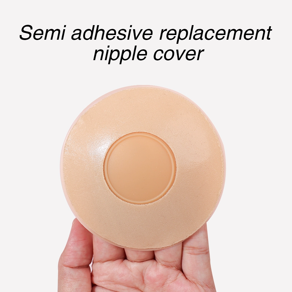 Semi adhesive replacement solid nipple cover 1