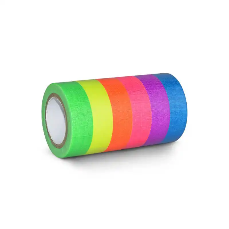 UV Glow Pack Coloured Neon Neon Fluo Masking Reactive Tape 1