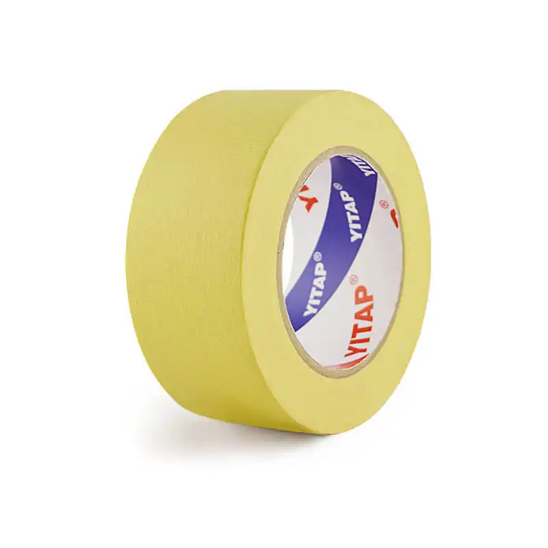 High Viscosity High Temperature Resist Yellow Automotive Masking Tape 1