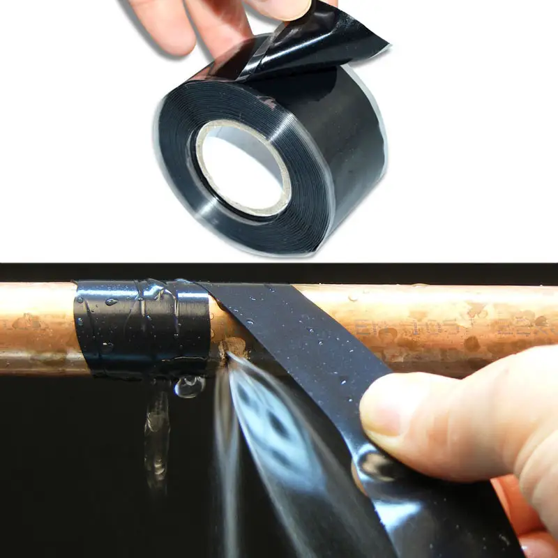 Waterproof Insulation Rescue Self Leak Seal Self Fusing Silicone Rubber Tape 1