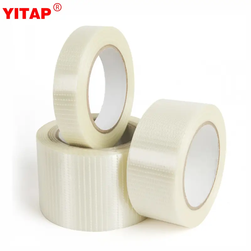 High Adhesive Fiberglass Reinforced Cross Filament Strapping Tape 1