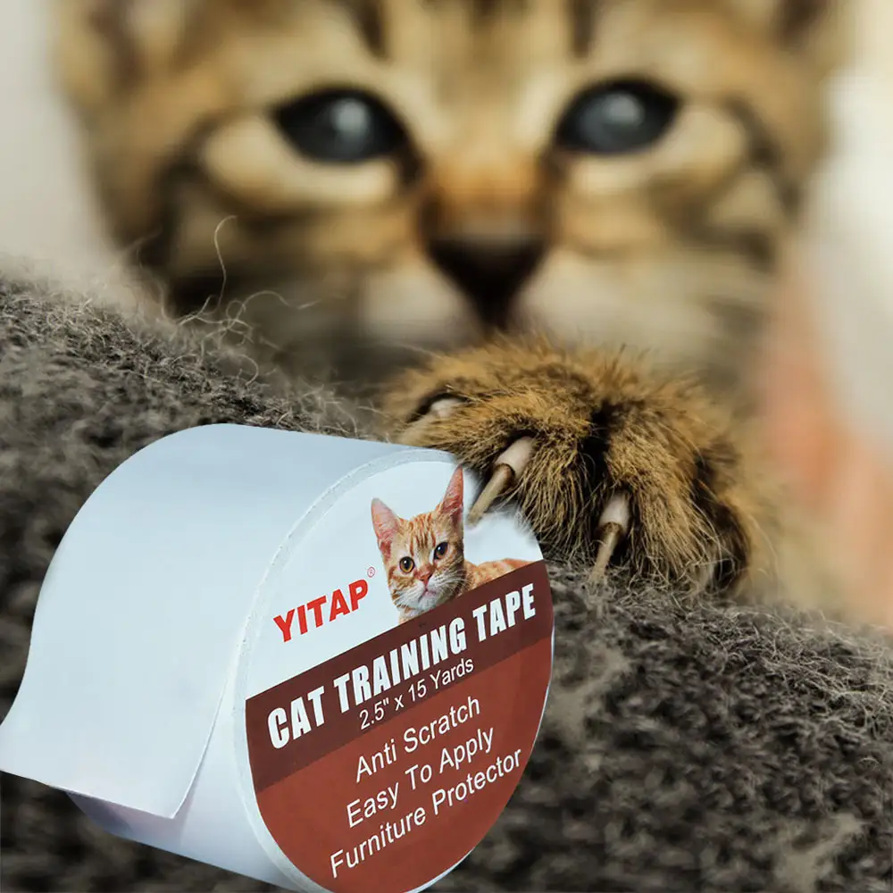 Double Sided Sticky Paws Anti Cat Scratch Deterrent Tape 1