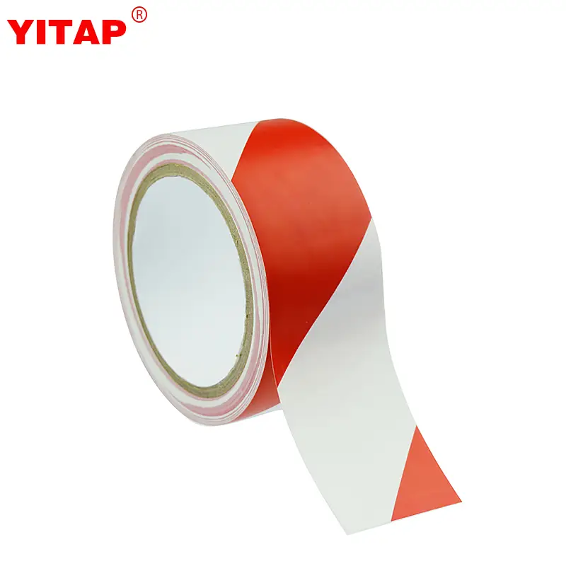 White And Red Floor Tape 1