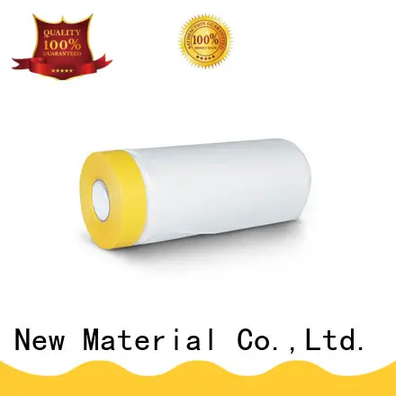 High Viscosity Car Protective Yellow Pre-Taped Masking Film 1